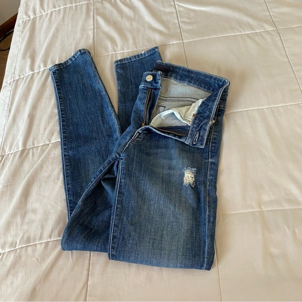 Mother The Looker Homebound Dark Wash Straight Leg Jeans Women’s Sz 26 - Picture 16 of 16